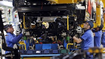 Ford fabrcar 300 mil unidades de su coche semi-elctrico en su planta de Valencia.