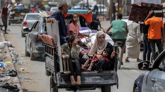 Israel ordena la evacuacin de ms zonas del este de Rfah
