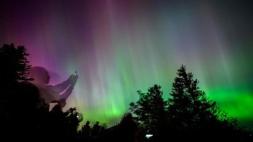 Una inusual aurora boreal puede repetirse el fin de semana en zonas de Amrica y Europa