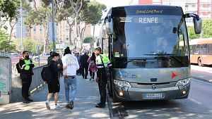 Pla alternatiu amb autobusos per arribar a Barcelona