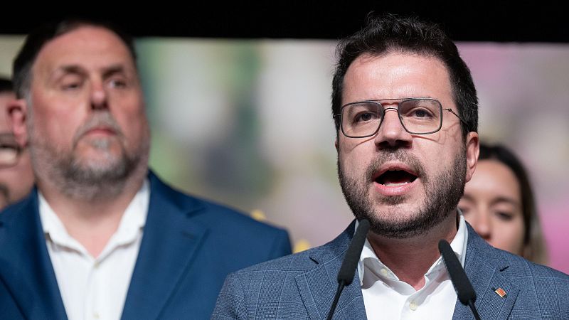 Aragonès anuncia que no recogerá su acta de diputado tras el desplome de ERC: "Abandonaré la primera línea política"
