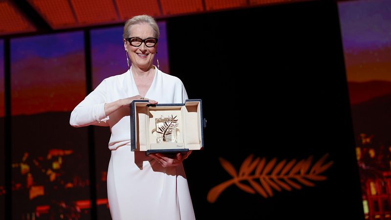 Meryl Streep recibe la Palma de Honor en Cannes entre ovaciones y lágrimas: "Es un premio único"