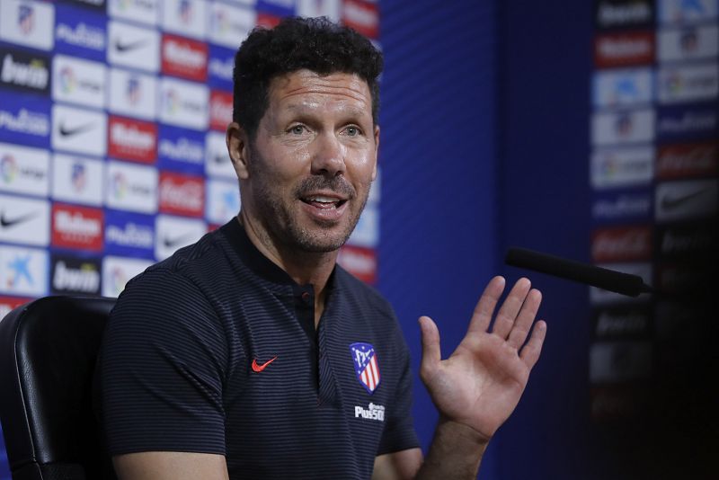 Simeone: "Me siento identificado con la idea de juego de Marcelino"