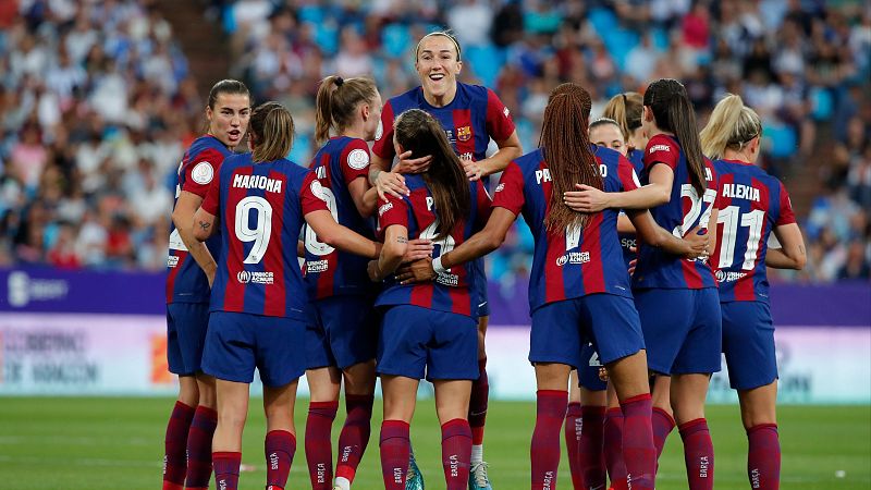 El Barça levanta su décima Copa de la Reina tras arrollar a la Real Sociedad