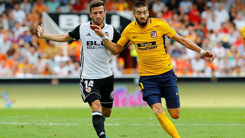 Justo empate en un partido intenso entre Atlético y Valencia