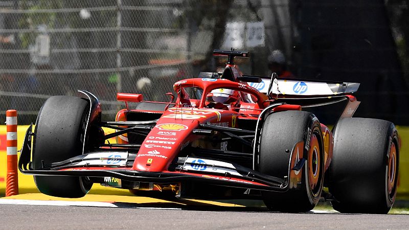 Charles Leclerc domina los primeros libres del GP de Emilia Romaña de Fórmula 1