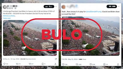No son seguidores de Trump, es un concierto de los Rolling Stones en Copacabana