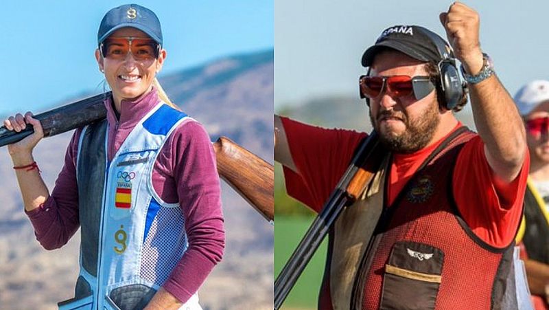 Fátima Gálvez y Alberto Fernández, campeones de Europa de foso olímpico