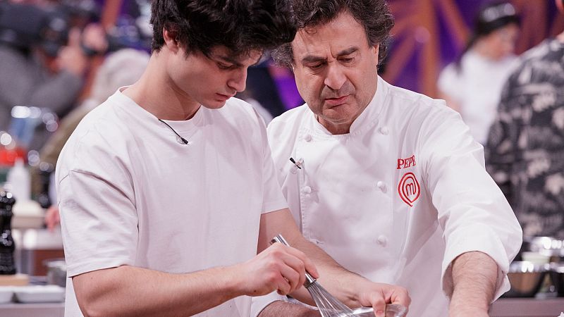 ¡Sorpresa en MasterChef! Pepe Rodríguez cocina por primera vez con su hijo