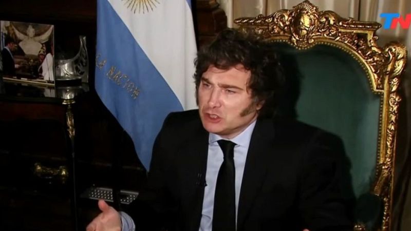 Milei asegura que no pedirá disculpas a Sánchez "bajo ningún punto de vista": "Yo fui el agredido"