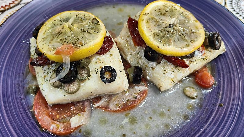 Receta de bacalao en papillote, para chuparse los dedos