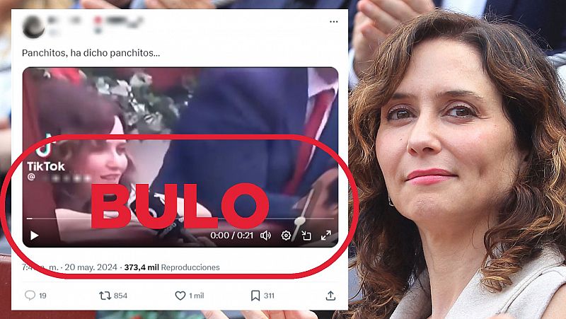 Este vídeo en el que Isabel Díaz Ayuso habla de 'panchitos' es un bulo