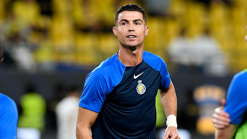 Cristiano Ronaldo durante un partido de su equipo el Al-Nassr