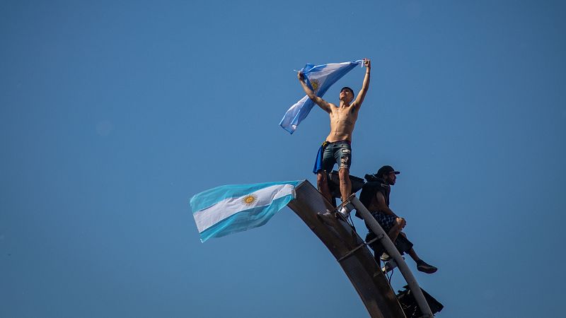 Llega a Espa�a 'Muchachos', el exitoso documental sobre la victoria de Argentina en Qatar 2022