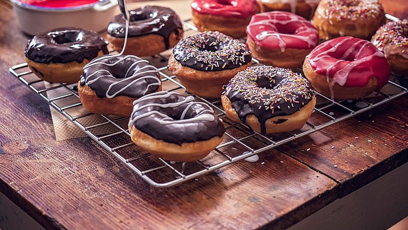 Donuts de chocolate saludables, fciles de hacer y deliciosos!