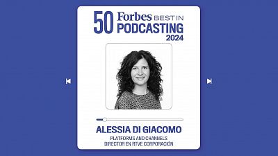 Alessia di Giacomo, de RTVE, incluida en la lista FORBES 50 BEST IN PODCASTING