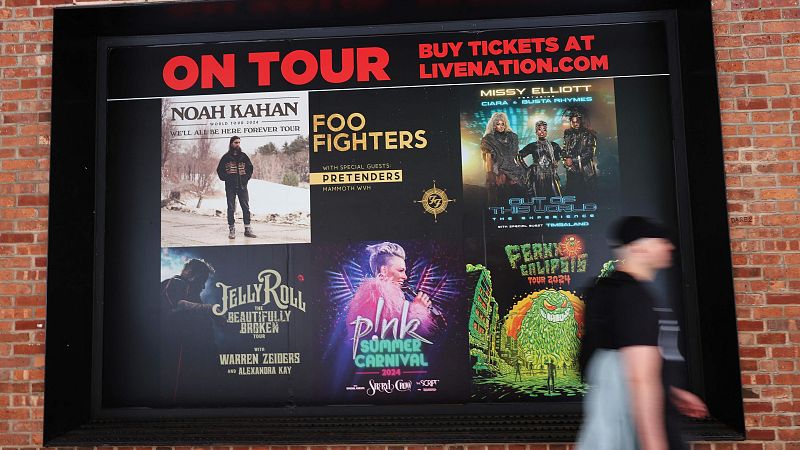 Estados Unidos demanda a Live Nation y su filial Ticketmaster para "romper" el monopolio de venta de entradas