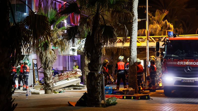 Al menos cuatro muertos y 16 heridos en el hundimiento de un restaurante en la Playa de Palma