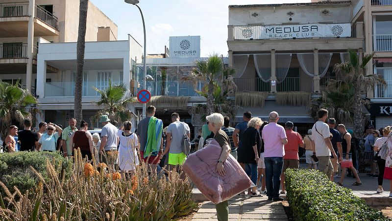 Seis heridos siguen hospitalizados tras el desplome del local de ocio en Playa de Palma