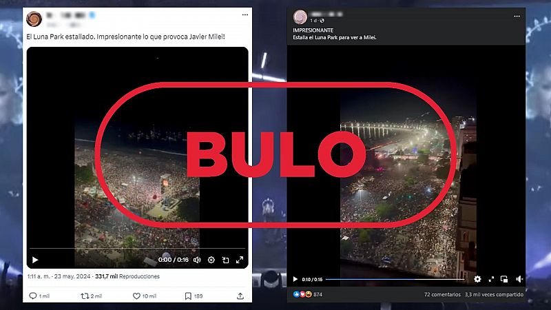 No son seguidores de Milei en Argentina, es un concierto de Madonna en Brasil