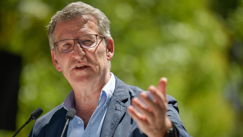 Feijóo pide votar en masa contra Sánchez el 9J y "no dividir el voto": "España no se merece un presidente como tú"