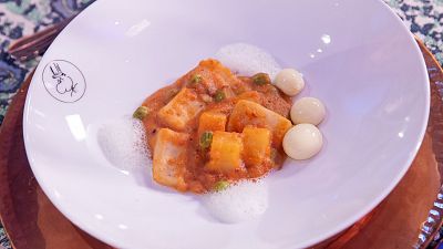 MasterChef 12 | Receta de romesco de sepia con verduras y alioli de Celeste