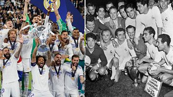 Las Copas de Europa del Real Madrid: del blanco y negro al color