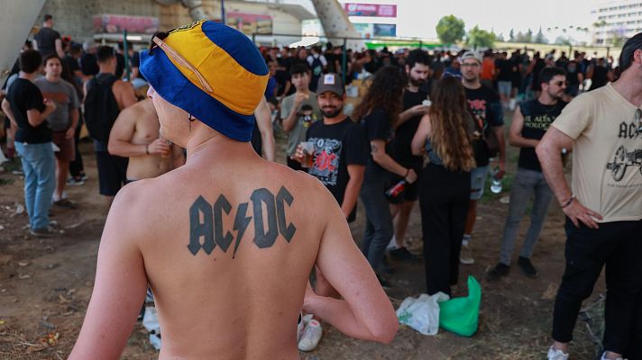La banda de rock australiana AC/DC