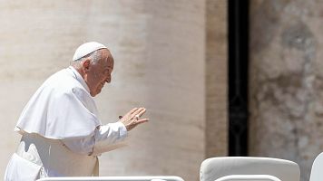 El papa Francisco pide perd�n por utilizar el t�rmino 'mariconeo' y asegura que en la Iglesia "hay sitio para todos"
