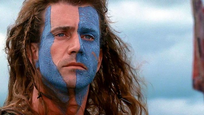 Mel Bibson es William Wallace en 'Braveheart'