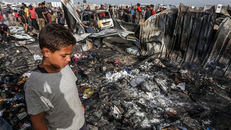 Las bombas que causaron la matanza en Ráfah fueron fabricadas en EE.UU., según NYT y CNN