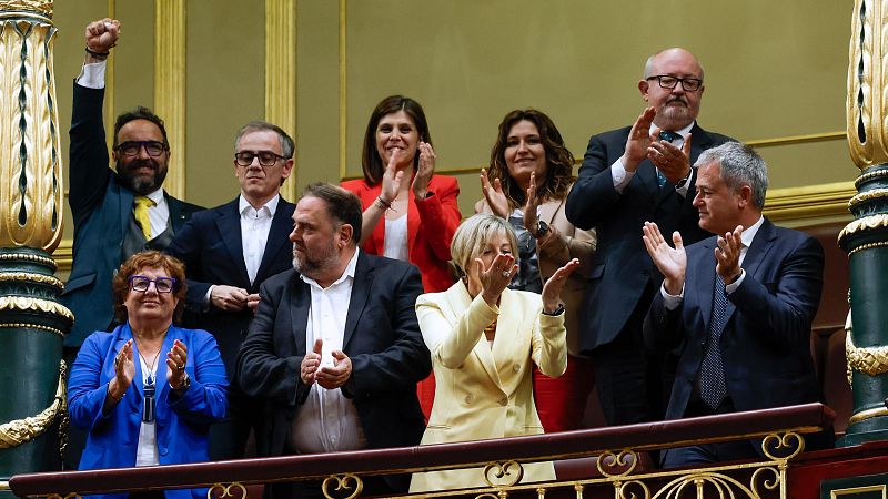 Llum verda a l'amnistia amb el suport del bloc d'investidura i el rebuig frontal de la dreta