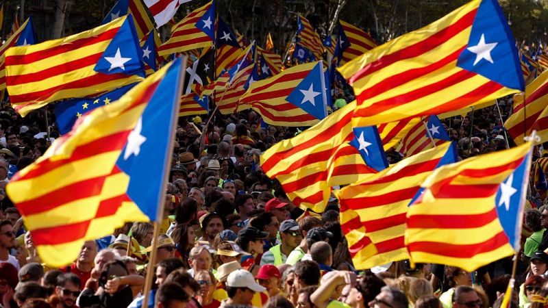 La Diada de Cataluña se convierte en un grito a favor del referéndum: "Votaremos, quieran o no quieran"