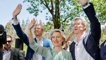 Von der Leyen visita Galicia con motivo de la campa�a de las elecciones europeas