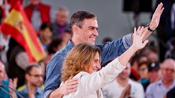 Elecciones europeas 2024: S�nchez sit�a a Espa�a como un referente para "frenar a la ultraderecha" y apela a la izquierda: "Zurdos, a votar al PSOE"