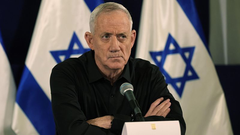 El ministro israelí Benny Gantz pide reunir "lo antes posible" al Gabinete de guerra para tratar  la propuesta de tregua