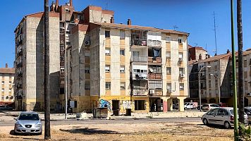 Bloque de viviendas en el barrio de las 'Tres Mil Vivivendas' de Sevilla