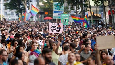 Manifestaci�n del Orgullo LGTBI+ recorre el centro de Madrid