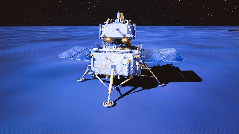 La sonda china Chang'e 6 despega desde la cara oculta de Luna tras recoger sus primeras muestras