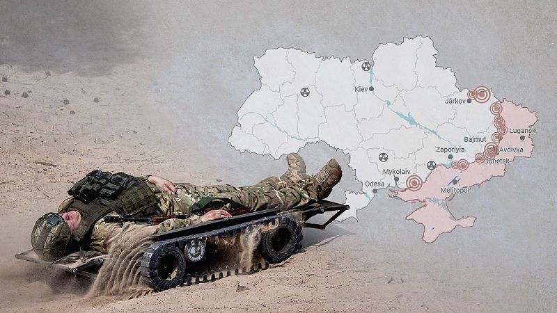 El mapa de la guerra: Rusia lanza casi 30 drones contra Ucrania y reduce el ataque en Járkov