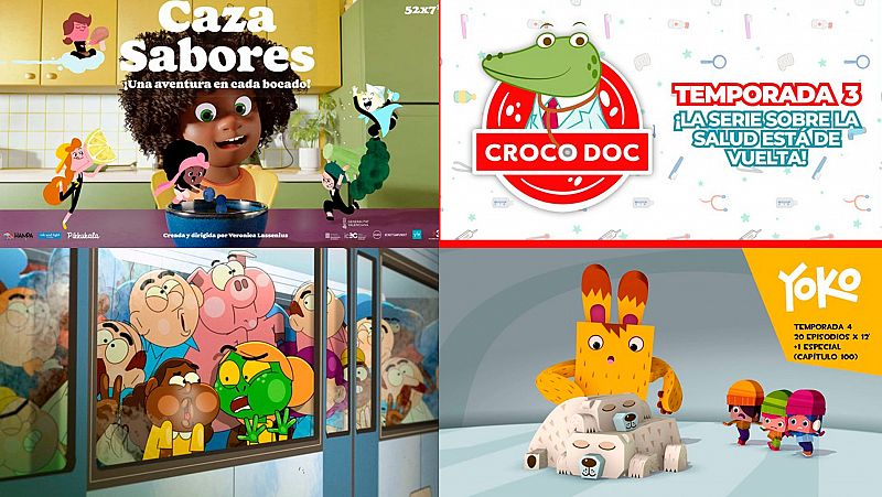 RTVE selecciona cuatro series en la primera convocatoria de animación de 2024