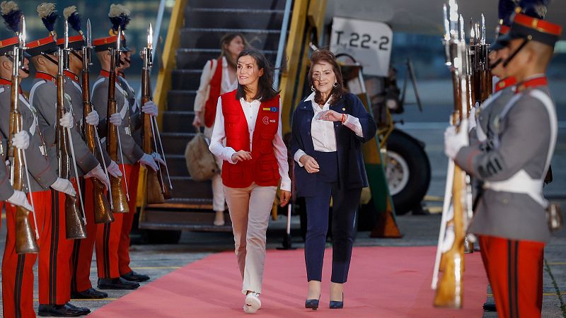 La reina Letizia inicia en Guatemala su noveno viaje de cooperación internacional