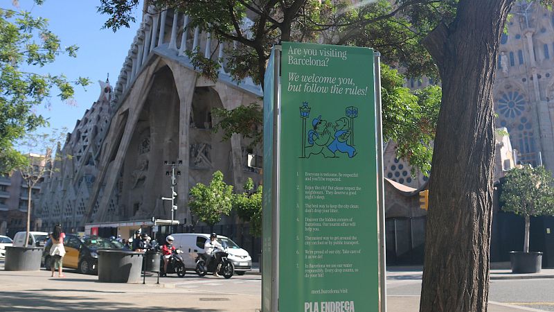 Els 16 espais de gran afluència a Barcelona on es contindrà el turisme