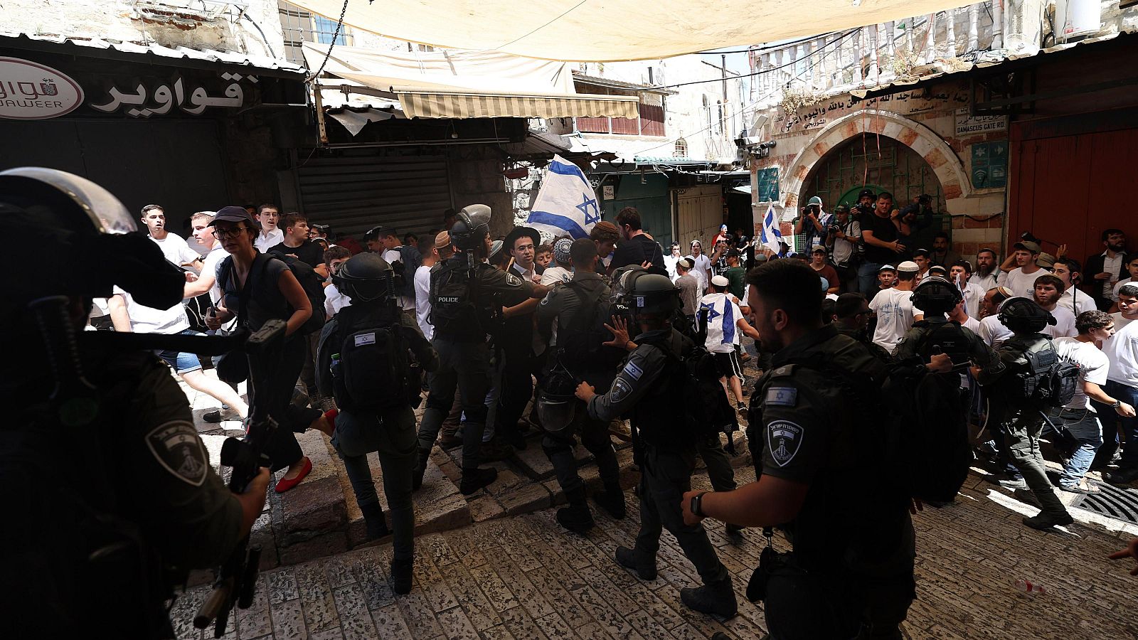 La Marcha de las Banderas de Jerusalén se salda con 18 detenidos | Ver