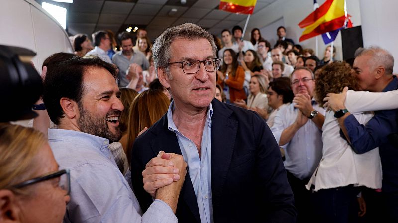 El PP gana las elecciones europeas con 22 escaños, el PSOE aguanta con 20 y Vox asciende a la tercera posición