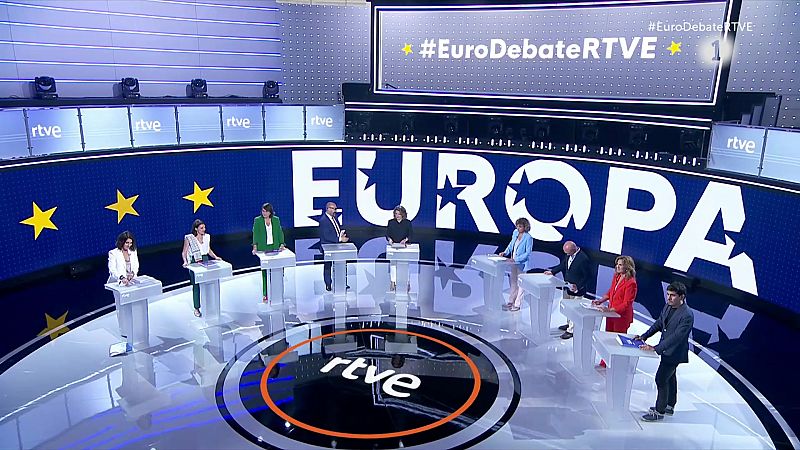 Els candidats s'enfronten a RTVE en el debat decisiu de les eleccions europees