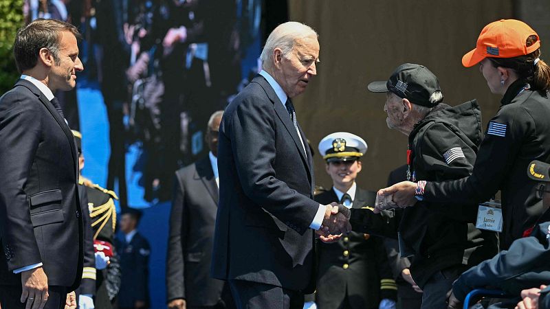 Biden, en el aniversario del Día D: "Estar aislados no era la solución hace 80 años y no lo es hoy"