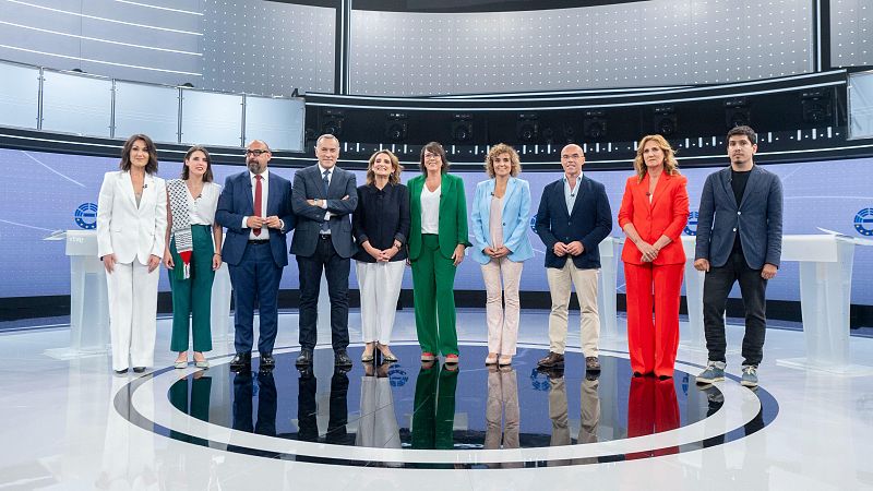 Los pactos con la ultraderecha, el 'fango' y el "sealamiento a los jueces" calientan el debate en RTVE a horas del cierre
