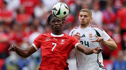 Hungra y Suiza, del Grupo A,  disputan su primer partido de la Eurocopa