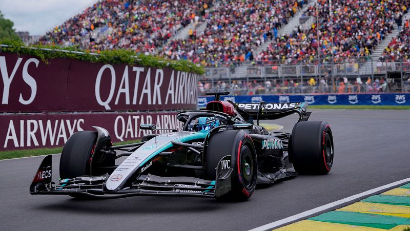 George Russell logra la 'pole' en Canadá en un empate técnico con Verstappen